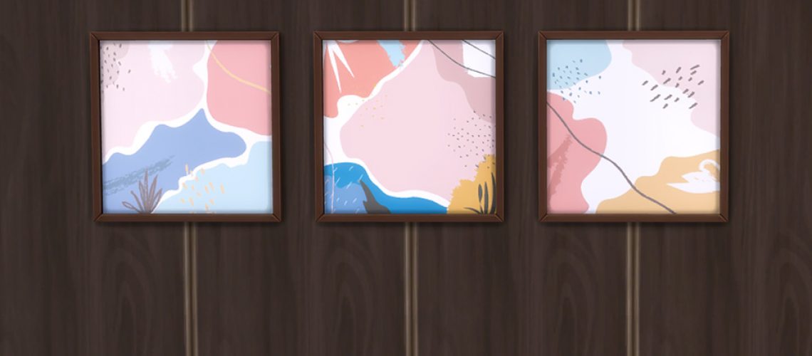 The Sims 4 Tiny Living Painting Recolors
